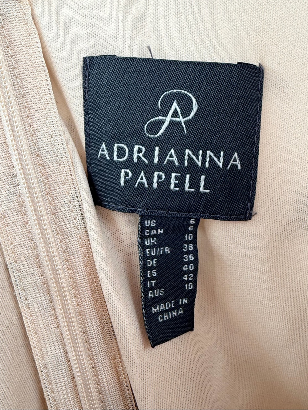 Adrianna Papell Embroidered Floral Dress US 6 - Picture 2 of 4